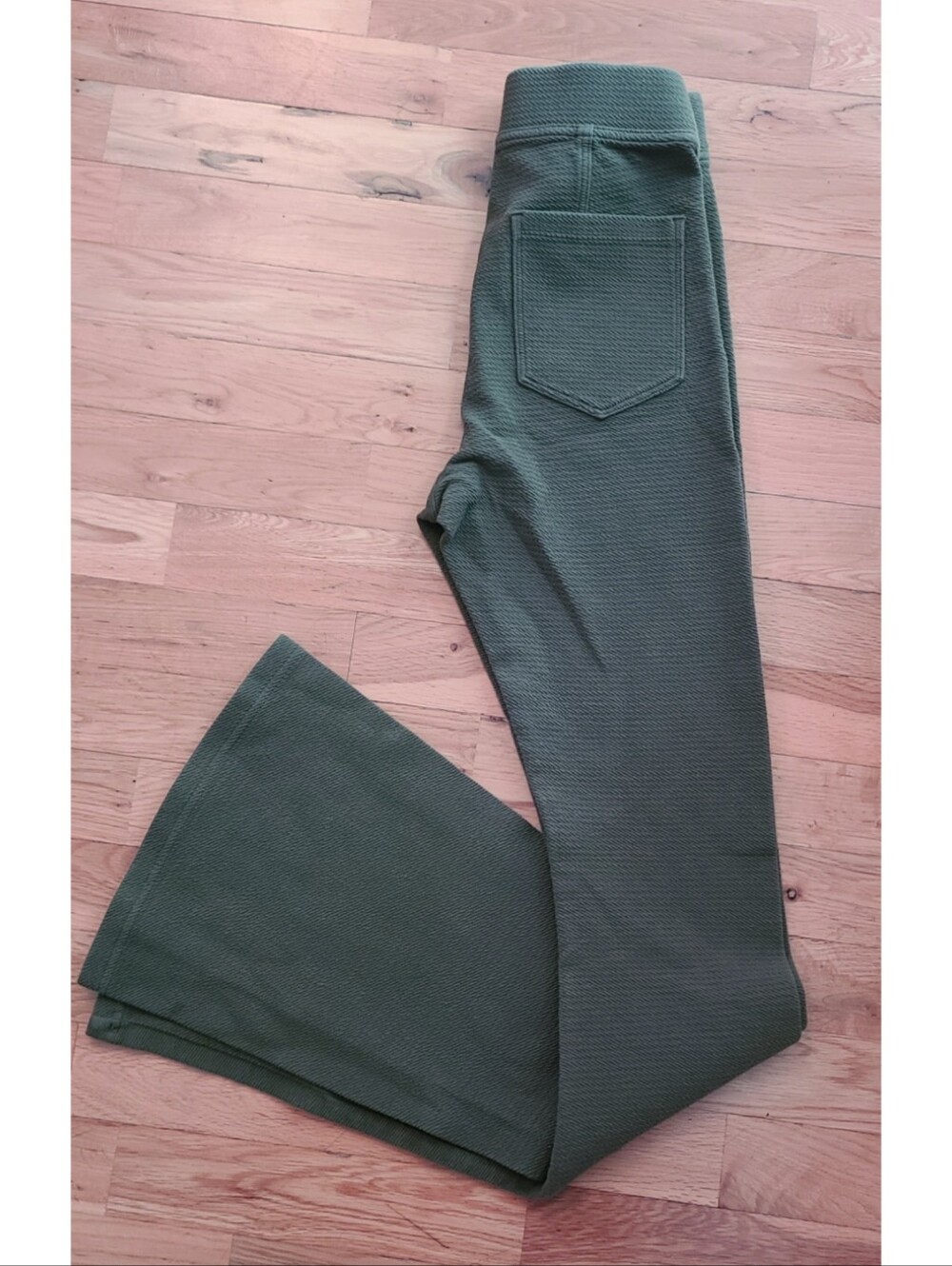 Offline Aerie High Rise Flare Leg Textured Pant Small Beach Yoga Hiking Coastal - Picture 4 of 9